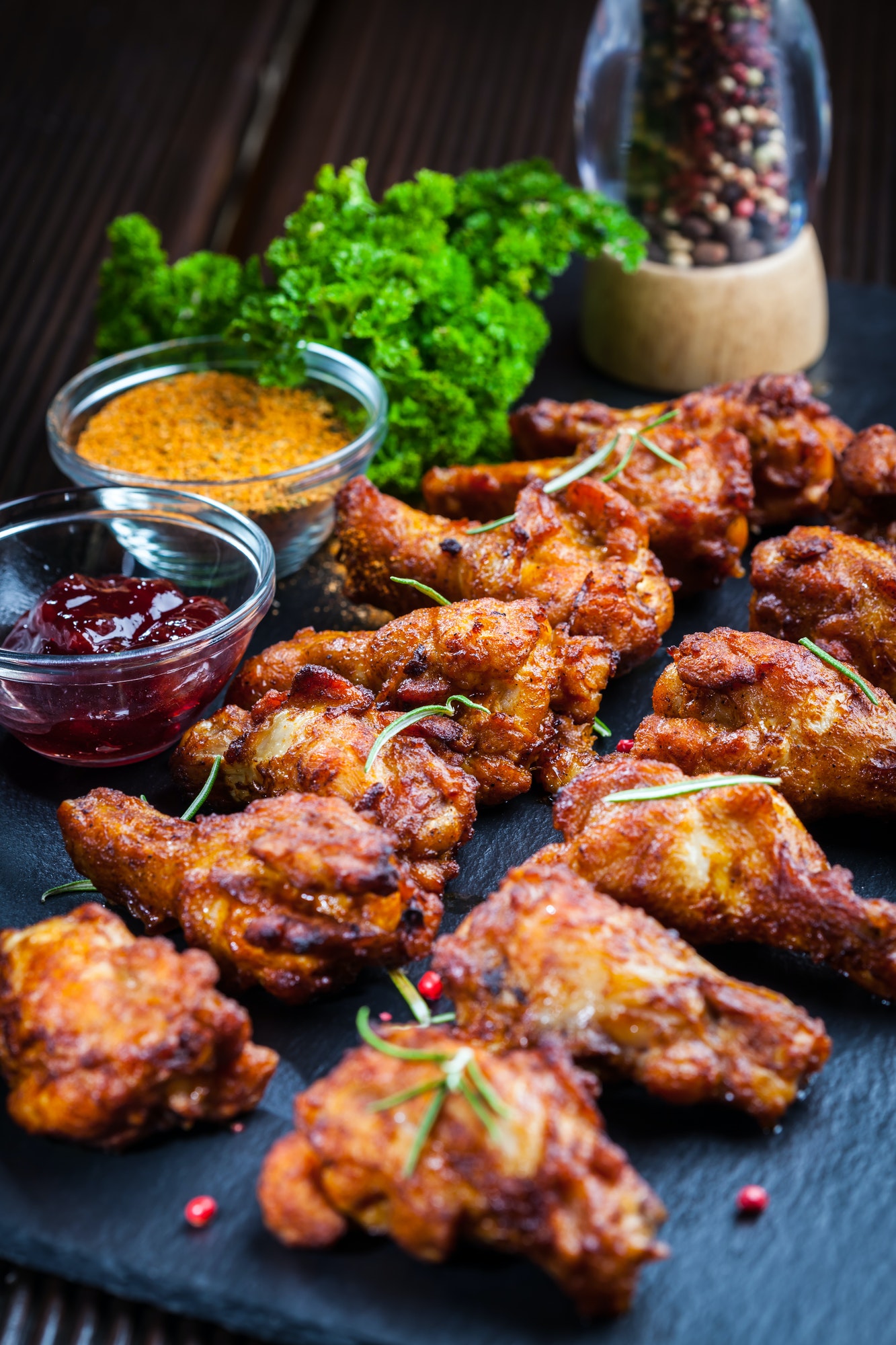 BBQ chicken wings